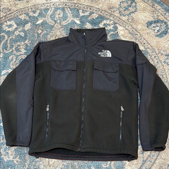 The North Face Vintage Black Performance Jacket with Stand-up Collar